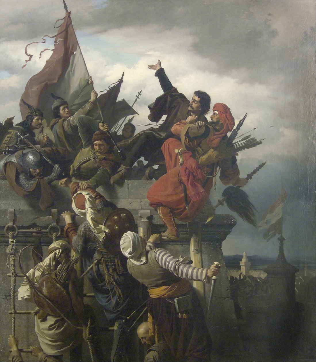 Samopoświęcenie Tytusa Dugovics autorstwa Alexander von Wagner