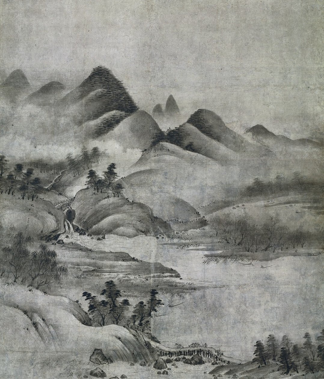 Krajobraz, 1500-1525. autorstwa Soami