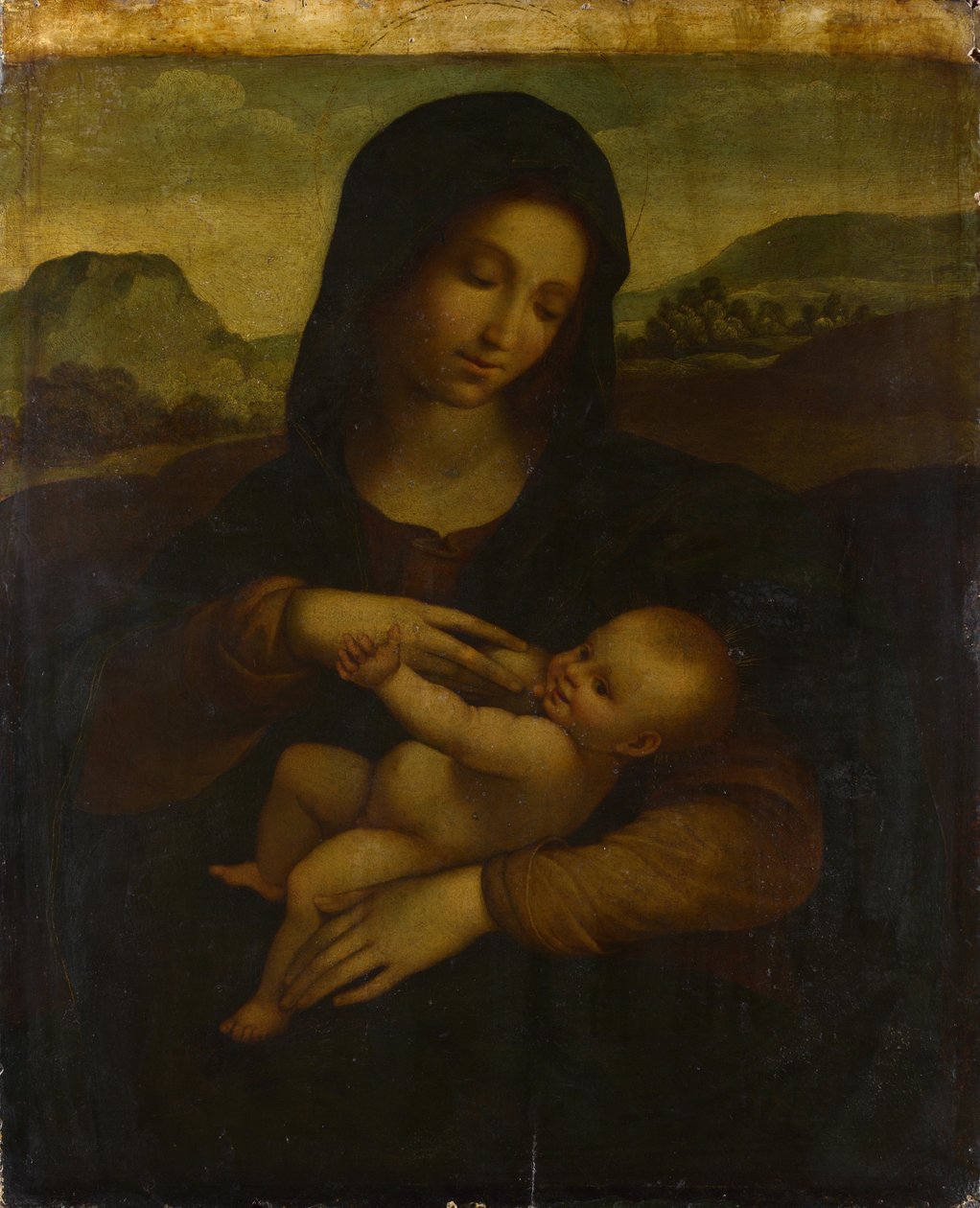 Madonna z Dzieciątkiem, c. 1520 autorstwa Sodoma