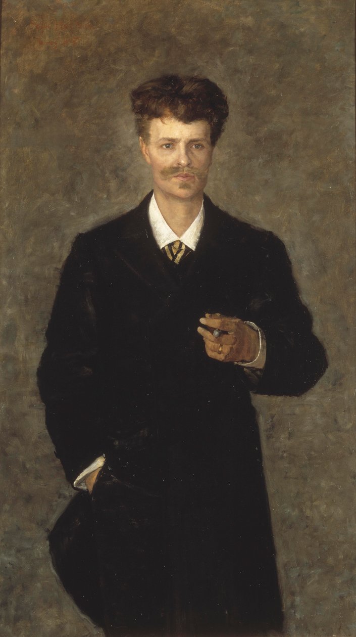 August Strindberg, 1885 autorstwa Sofie Holten