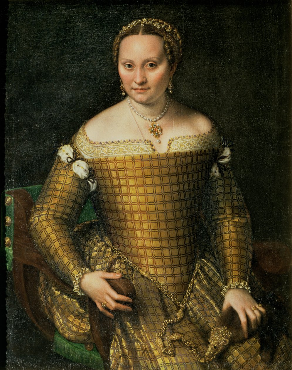 Portret matki artysty, Bianca Ponzoni Anguisciola, 1557 autorstwa Sofonisba Anguissola