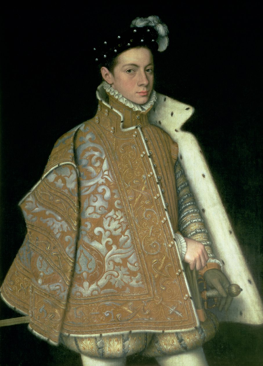 Alessandro Farnese (1546-92), późniejszy gubernator Holandii (1578-86), syn Małgorzaty Parmy (1522-86) i Ottavio Farnese, księcia Parmy (1520-86), ok. 1561 autorstwa Sofonisba Anguissola