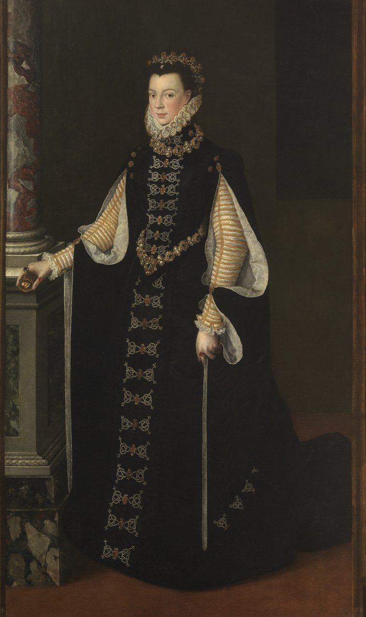 Elżbieta Walezjańska 1545-1568, królowa Hiszpanii, 1561-1565 autorstwa Sofonisba Anguissola