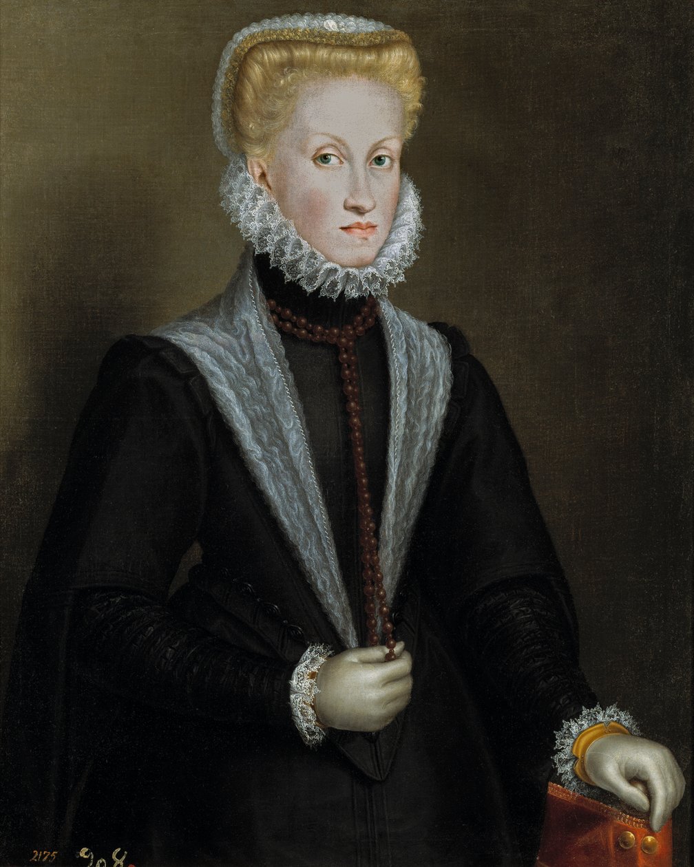 Portret Anny Austriaczki (1549-1580) autorstwa Sofonisba Anguissola
