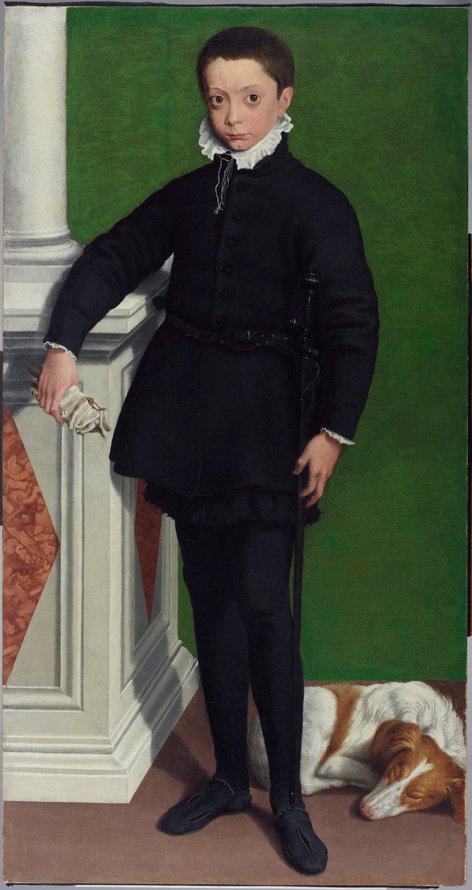 Portret markiza Massimiliano Stampy autorstwa Sofonisba Anguissola