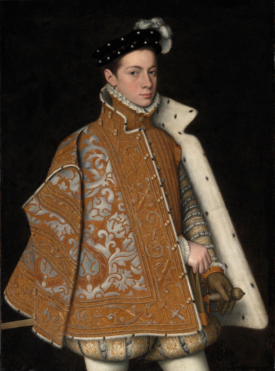 Portret księcia Alessandra Farnese (1545-1592), późniejszego księcia Parmy i Piacenzy autorstwa Sofonisba Anguissola