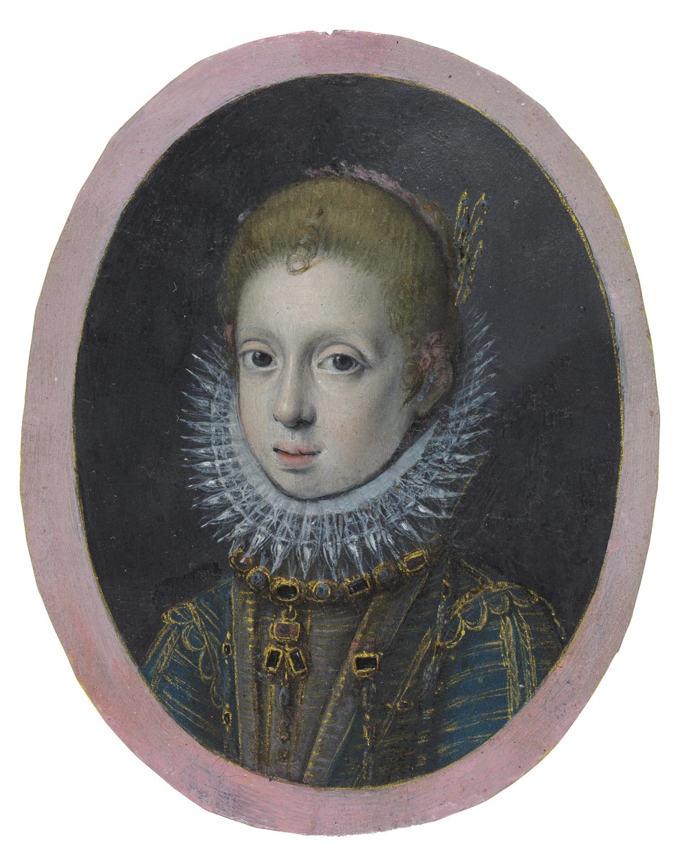 Portret dziewczyny z rodziny szlacheckiej, ok. 1532-1625 (akwarela i kolor ciała) autorstwa Sofonisba Anguissola