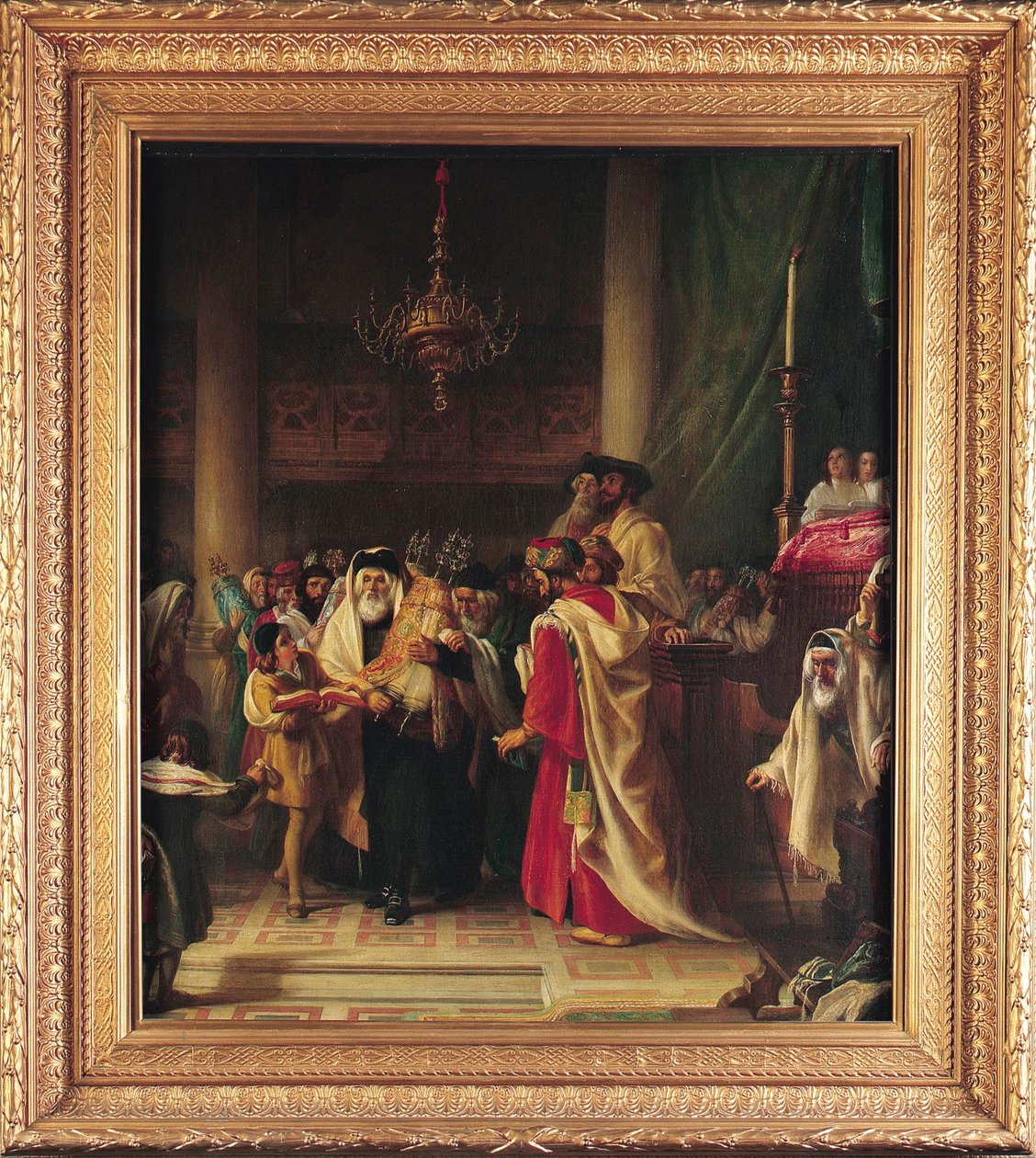 Procesja prawa autorstwa Solomon Alexander Hart