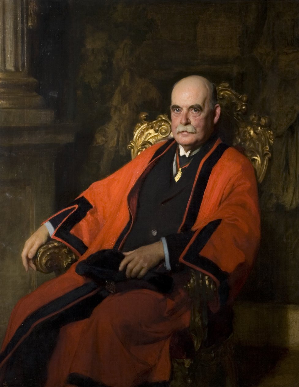 Radny pułkownik Sir William Fitzthomas Wyley autorstwa Solomon Joseph Solomon
