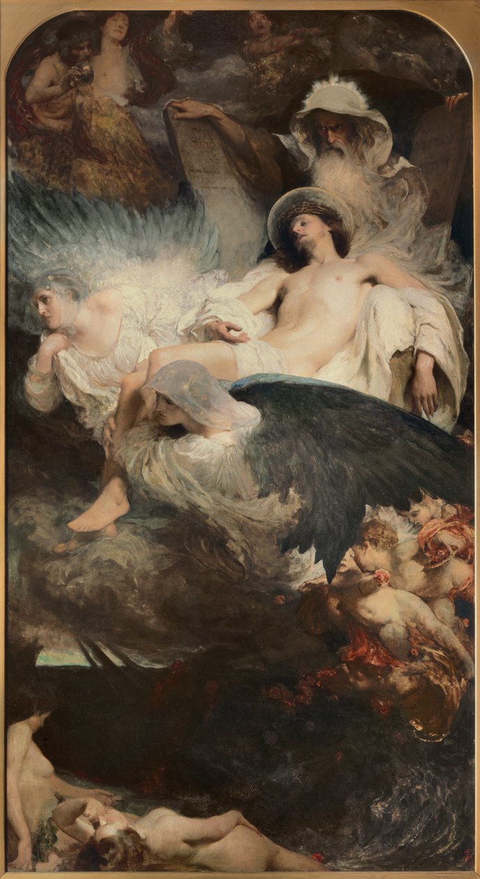 Alegoria, 1904 autorstwa Solomon Joseph Solomon
