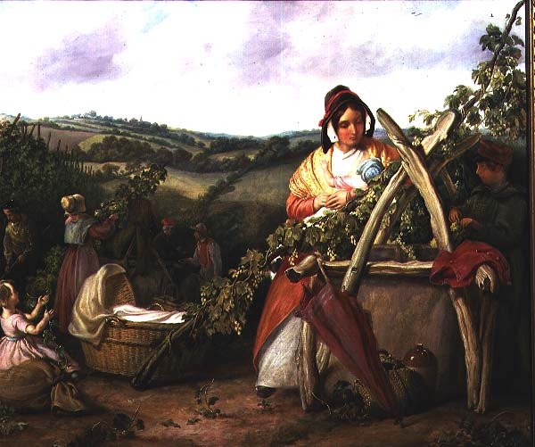 Zbieracze chmielu autorstwa Solomon Alexander Hart