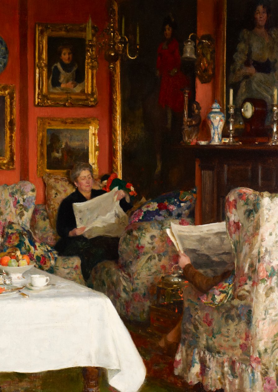 Stół śniadaniowy autorstwa Solomon Joseph Solomon