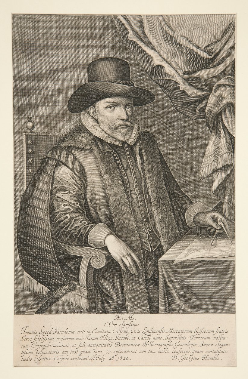 Portret Johna Speeda autorstwa Solomon Savery