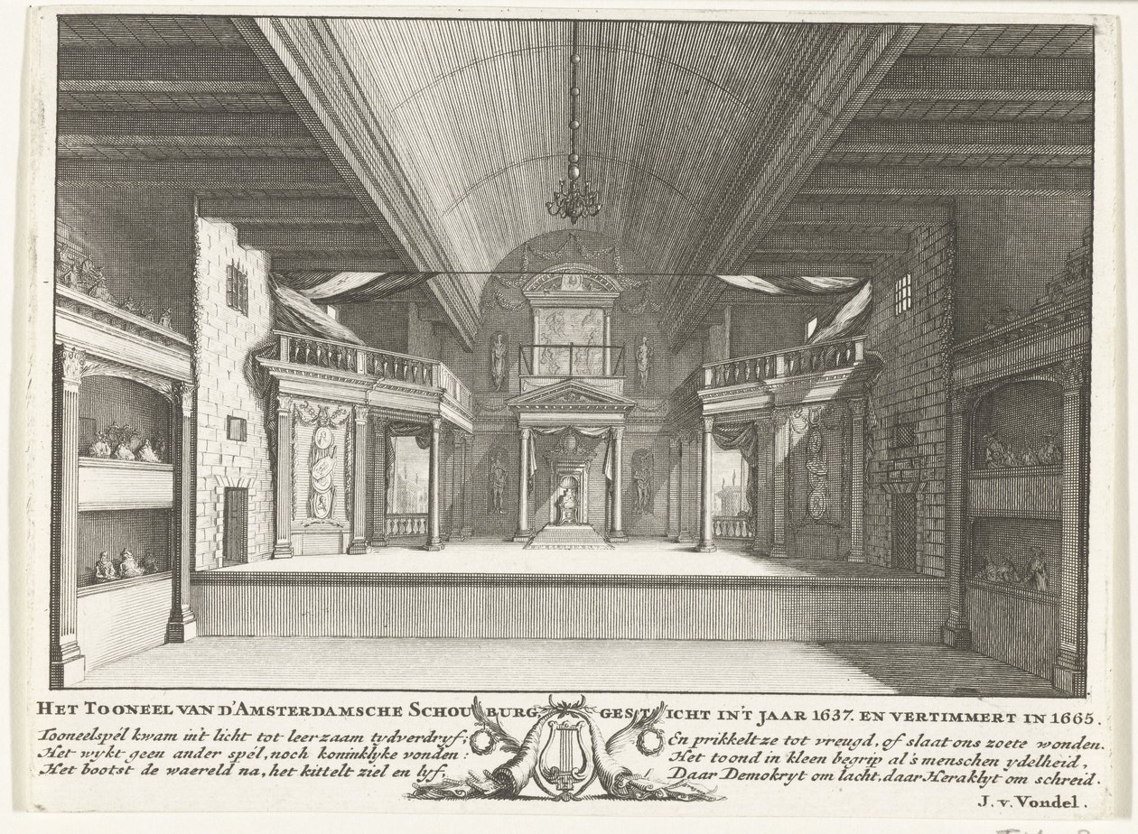 Teatr Jacoba van Campena, 1658 autorstwa Solomon Savery