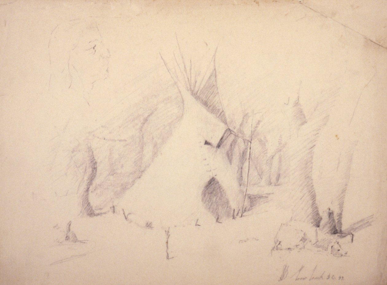 Crow Creek autorstwa Solon H. Borglum
