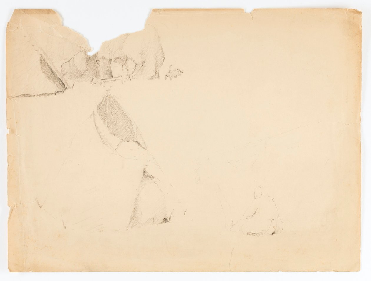 Teepees autorstwa Solon H. Borglum