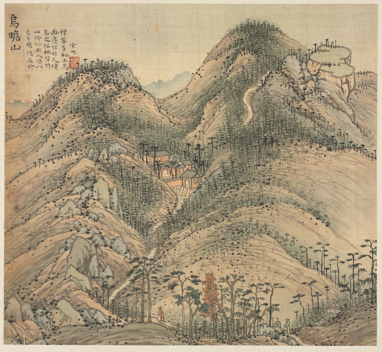 Mt. Wuzhan, 1500s. autorstwa Song Xu