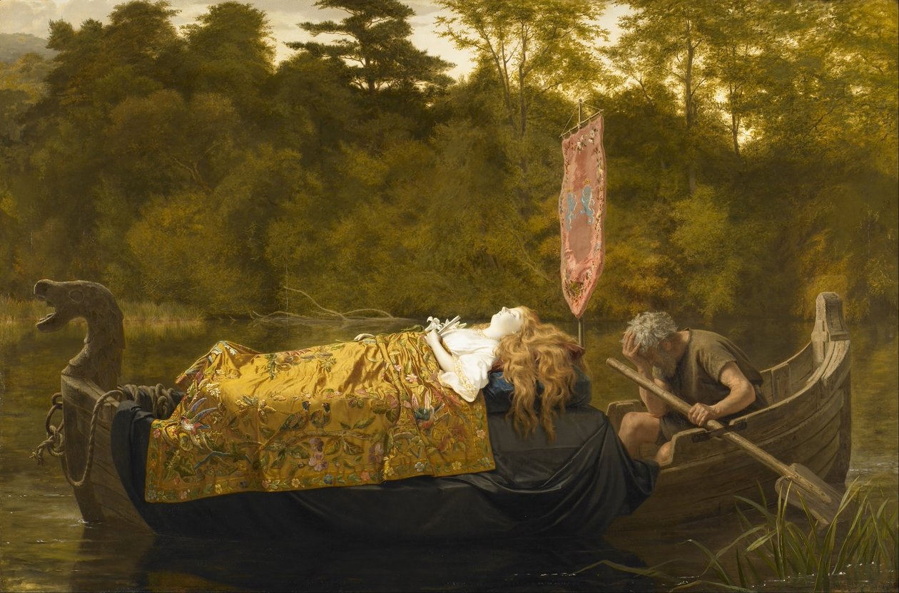 Elaine autorstwa Sophie Gengembre Anderson