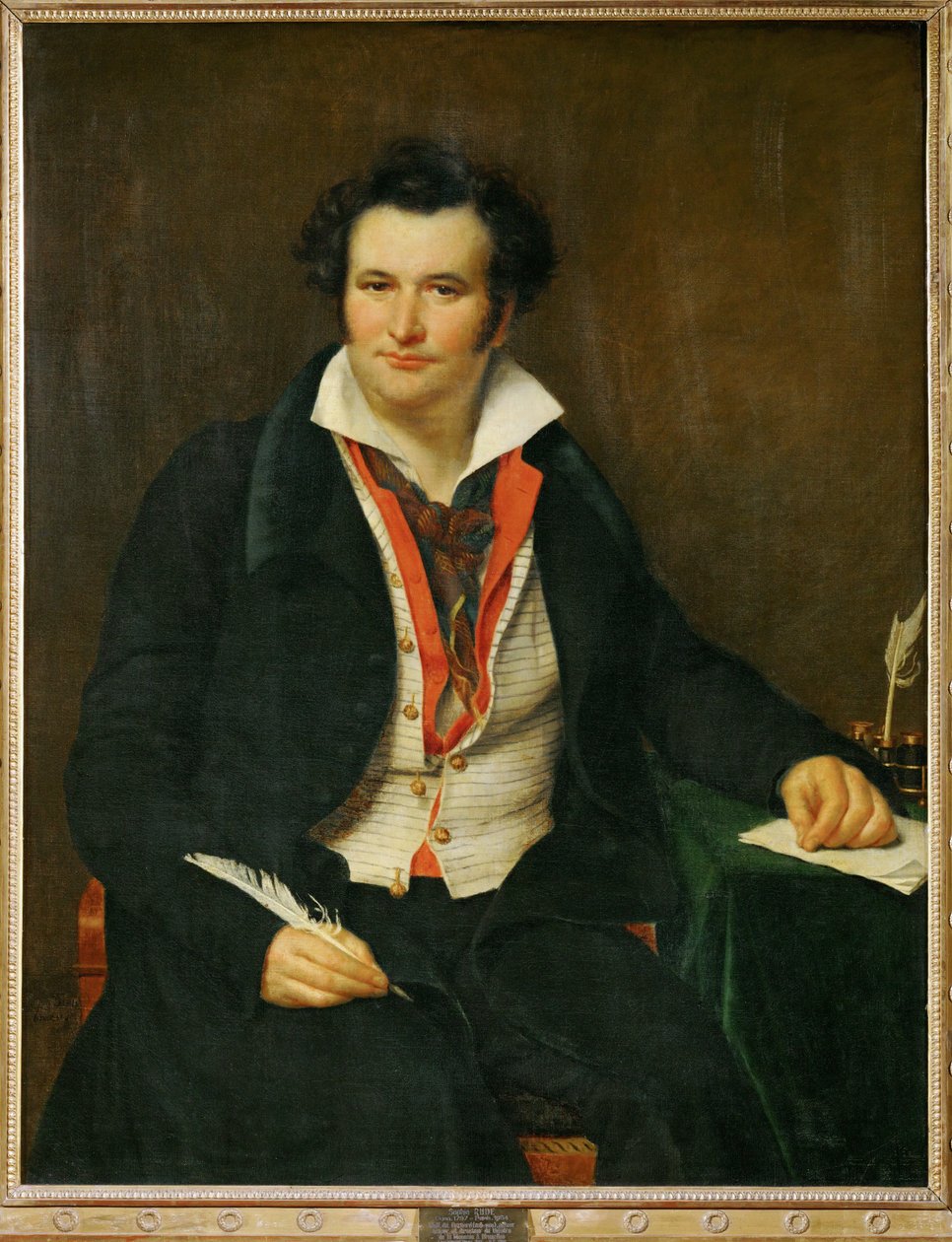 Wolf, znany jako Bernard, pisarz, aktor, dyrektor Theatre de la Monnaie w Brukseli ... autorstwa Sophie (1797 1867) Rude