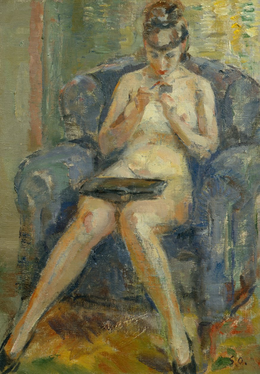 Toaleta, XX wiek (obraz) autorstwa Soren Onsager