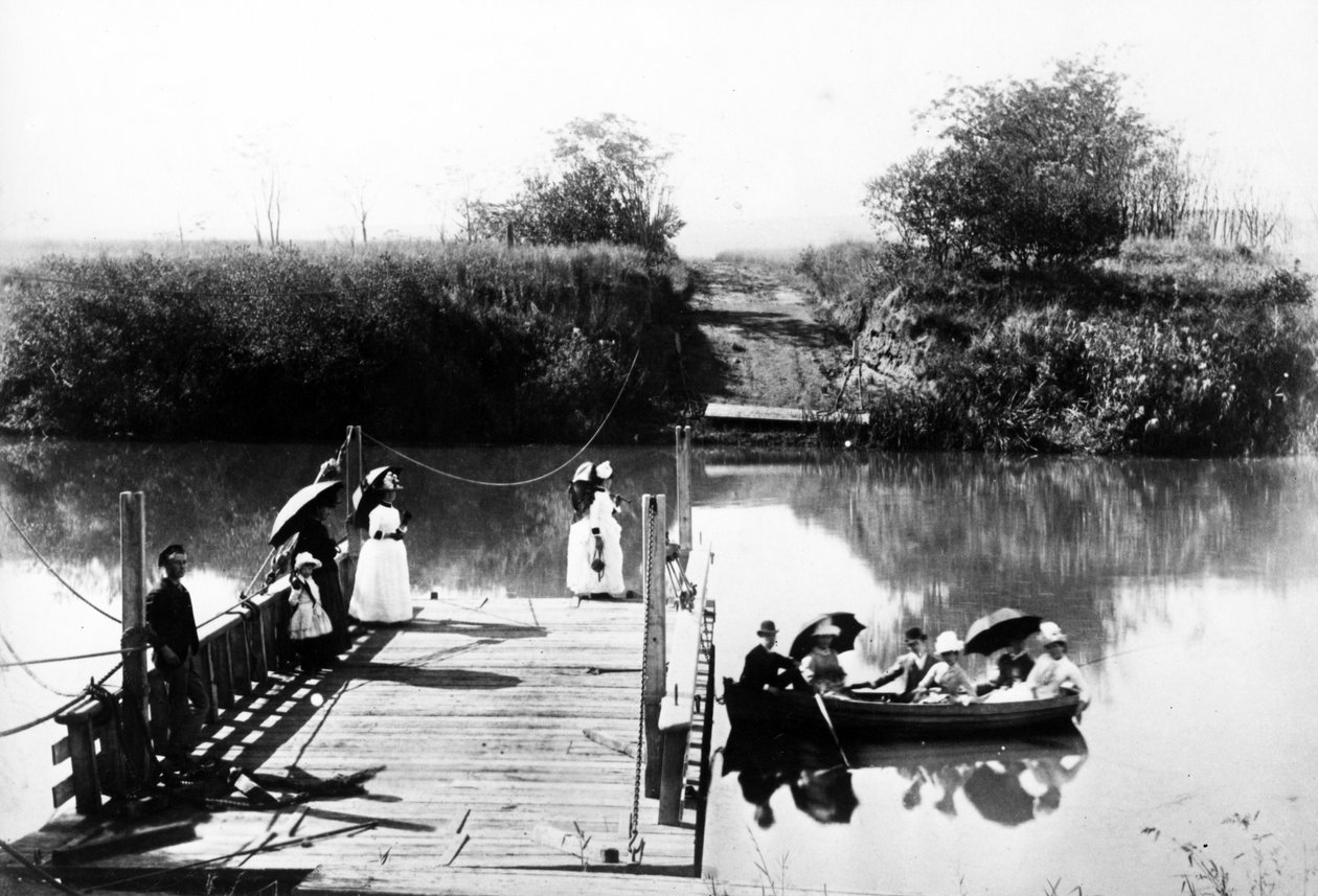 Bains Drift, Kolonia Natal, c.1895 autorstwa South African Photographer