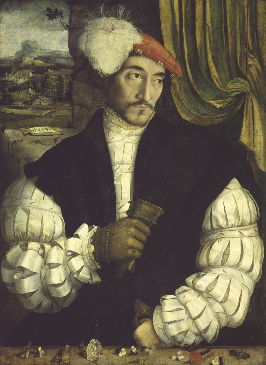 Portret mężczyzny, 1533 autorstwa South German School