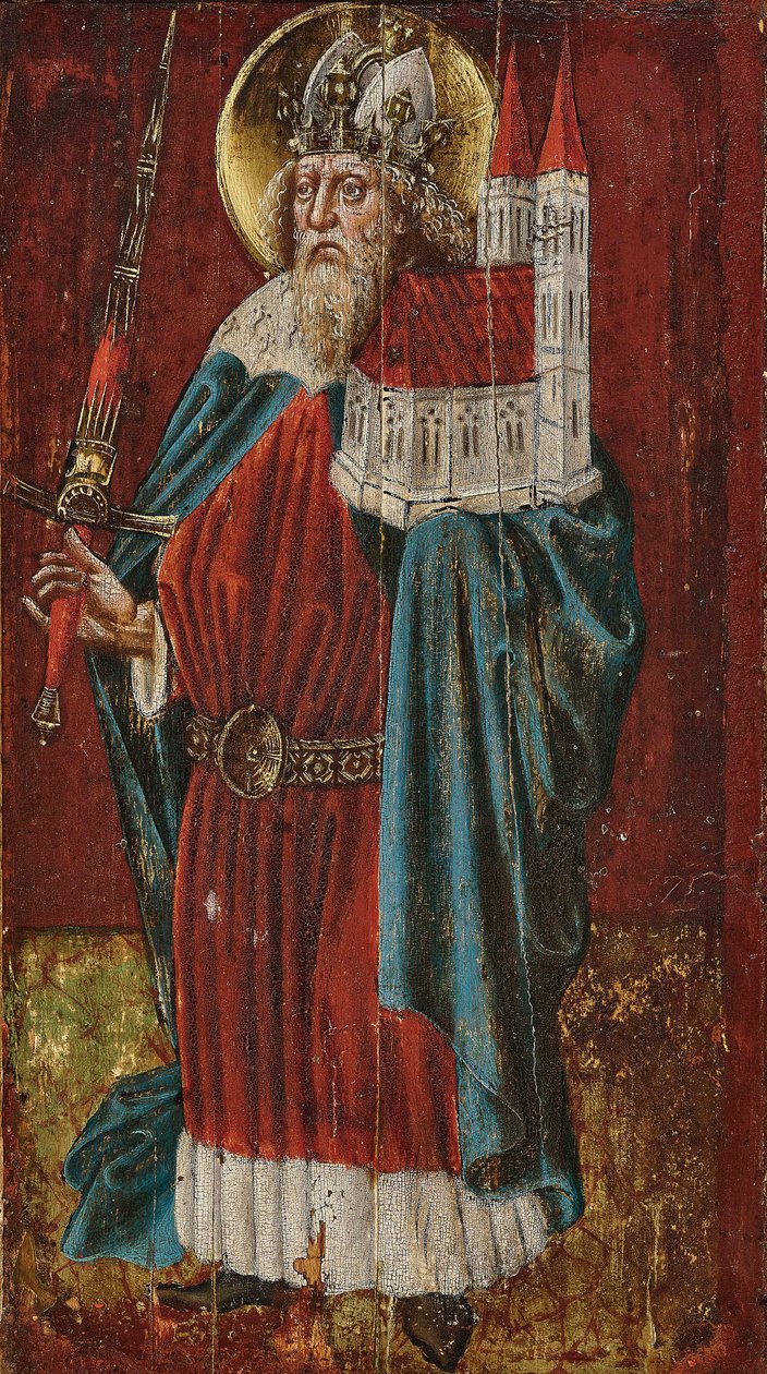 Cesarz Henryk II, druga połowa XV wieku. autorstwa South German master