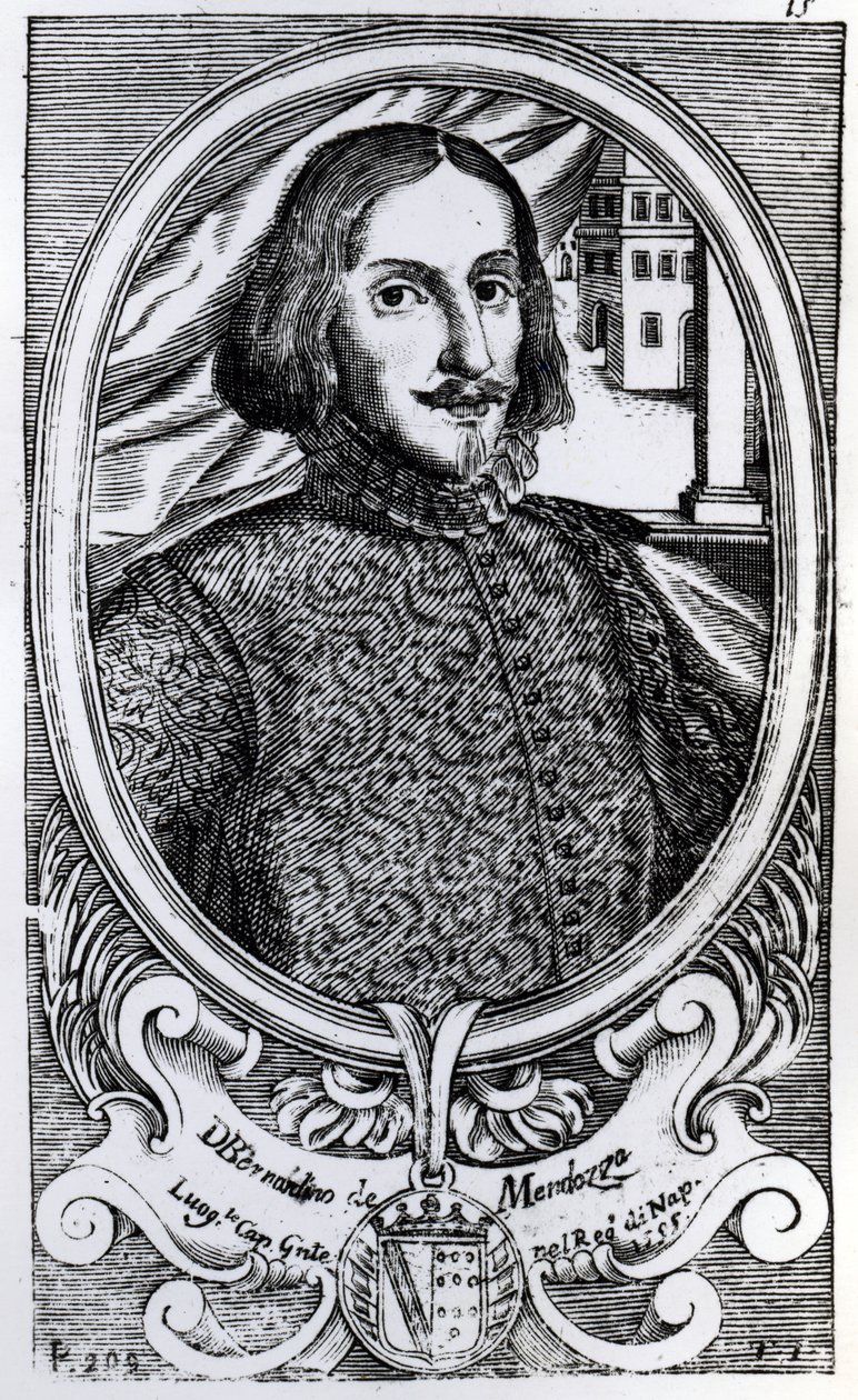 Bernardino de Mendoza, 1595 autorstwa Spanish School