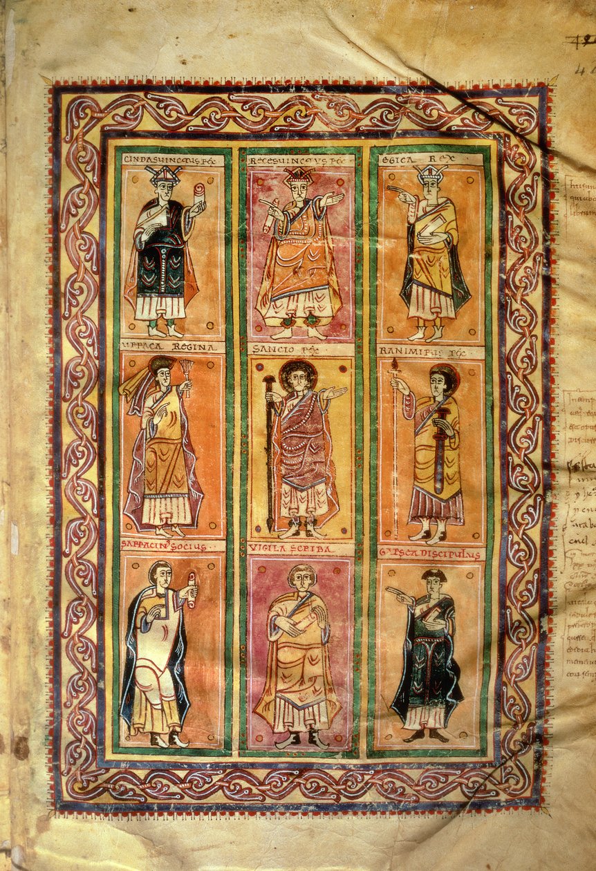 F.142 Saracenowie, z kodeksu radnego Abeldy autorstwa Spanish School