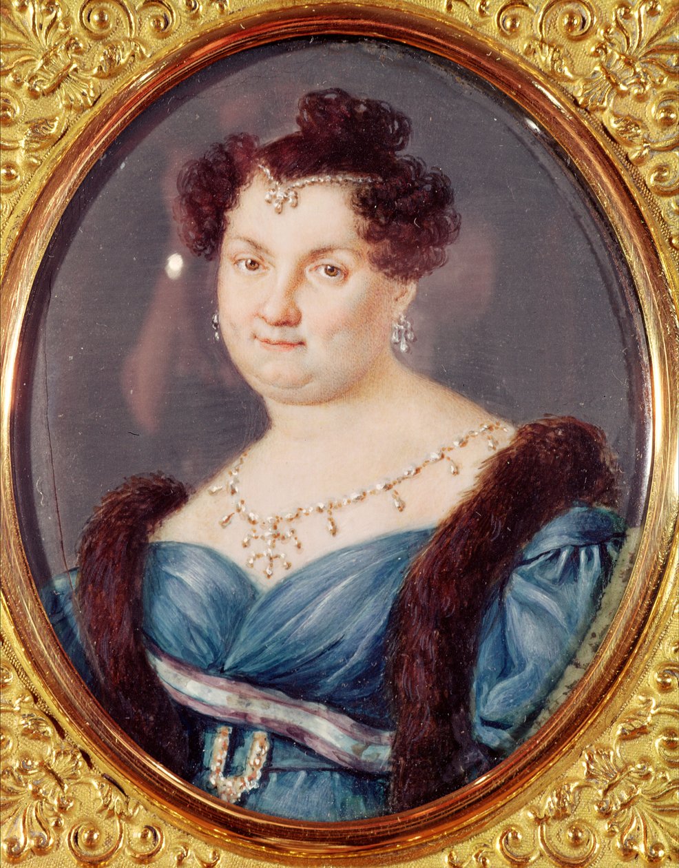 Marie-Christine z Burbon-Sycylia (1806-78) królowa Hiszpanii autorstwa Spanish School