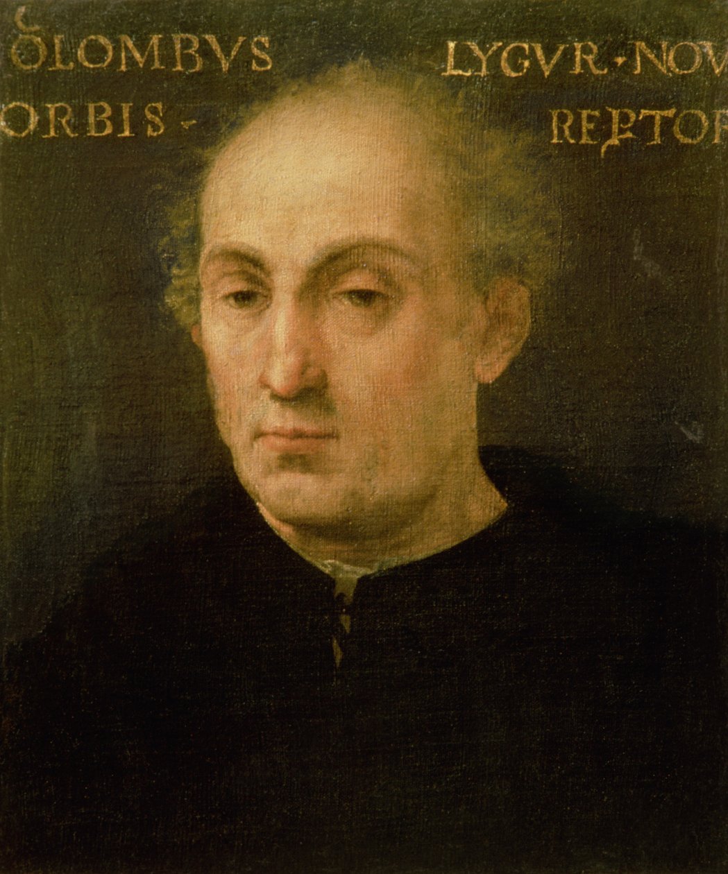 Portret Krzysztofa Kolumba (1451-1506) autorstwa Spanish School