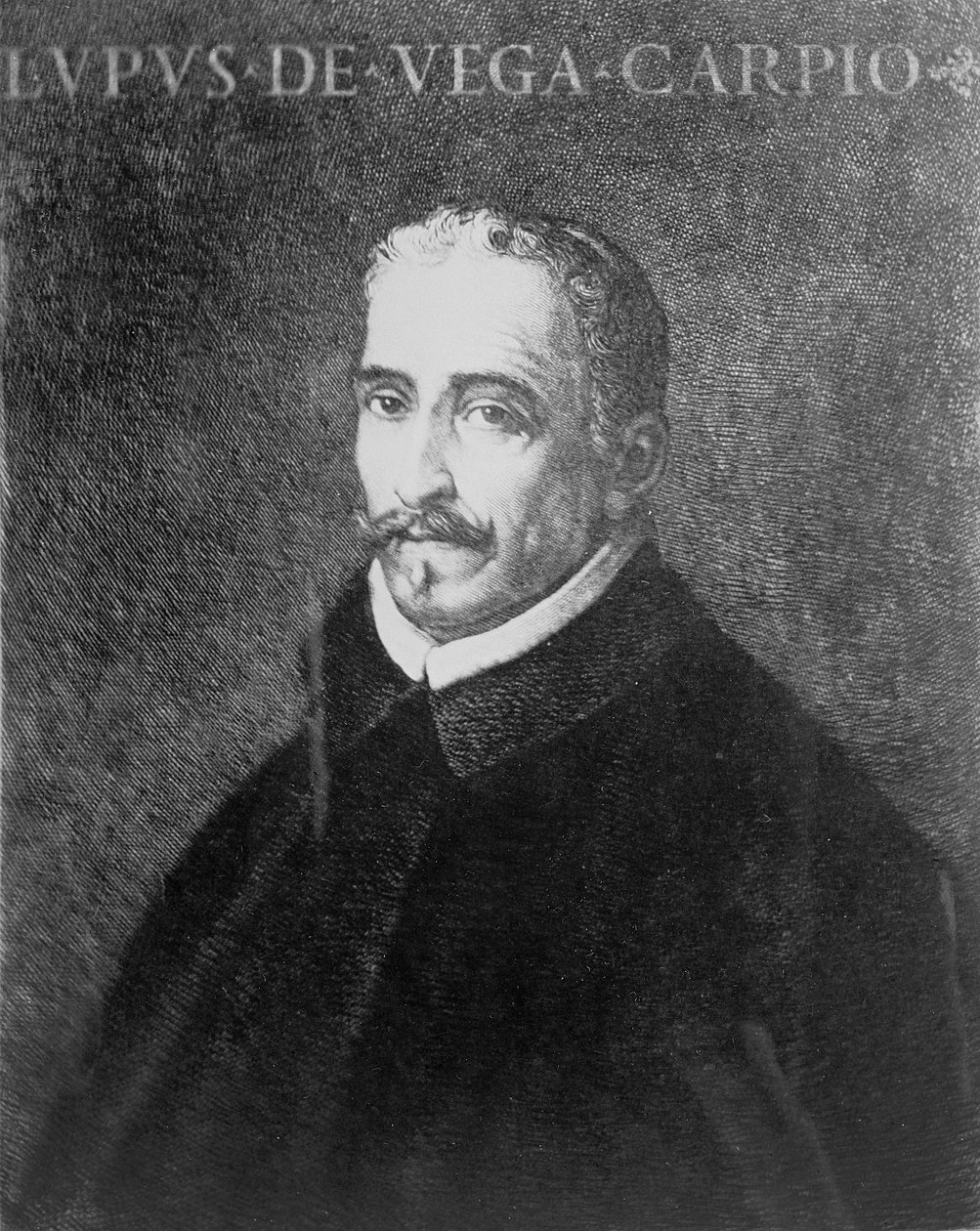 Portret Lope Felixa autorstwa Vega Carpio (1562-1635) autorstwa Spanish School