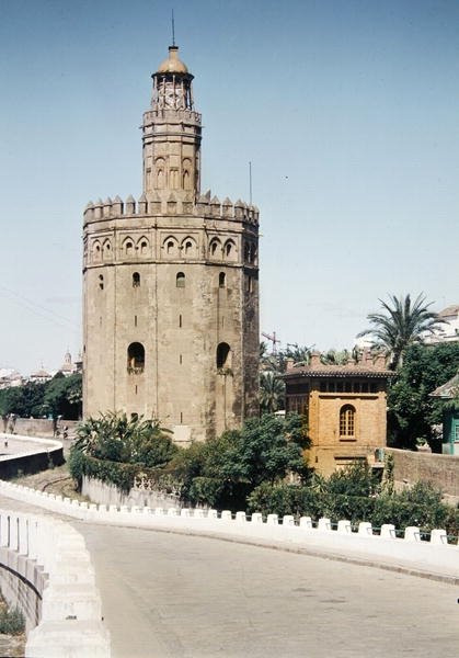 Torre del Oro (Złota Wieża) zbudowana ok. 1220 r. autorstwa Spanish School