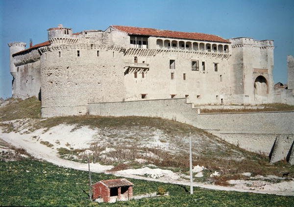 Widok na zamek autorstwa Spanish School