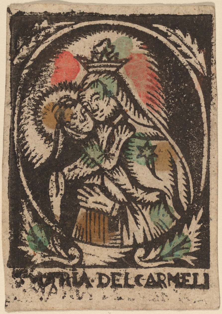 Madonna z Dzieciątkiem autorstwa Spanish 15th Century