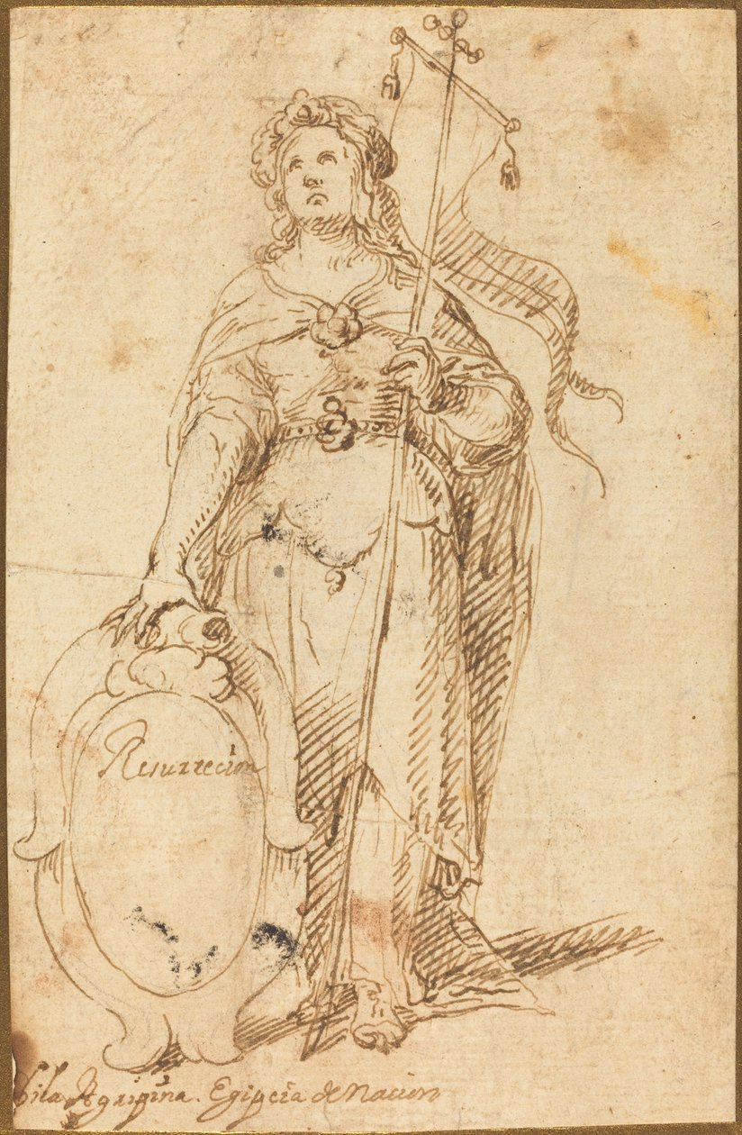 Egipska Sybilla autorstwa Spanish 17th Century