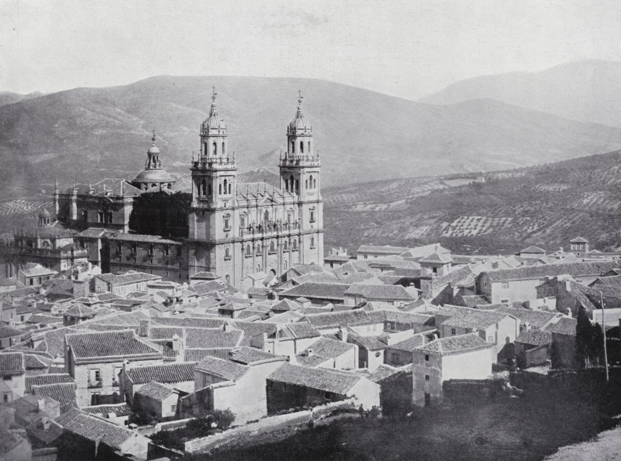 Katedra, Jaen (zdjęcie czarno-białe) autorstwa Spanish Photographer