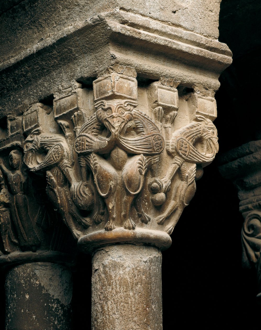Stolica kolumny, z kościoła Santa Maria de l