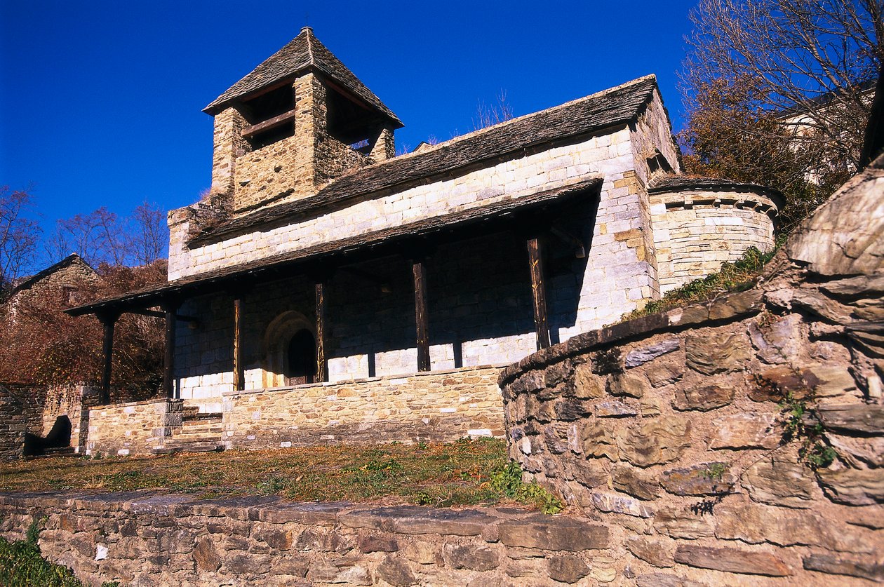 Kościół Sant Sadurni w Fustanya, Hiszpania autorstwa Spanish School