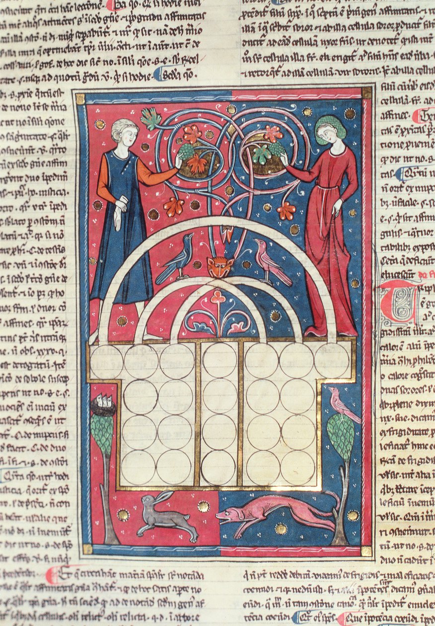 Codex 3 Book IV Dwoje szlachetnych kochanków (welum) autorstwa Spanish School