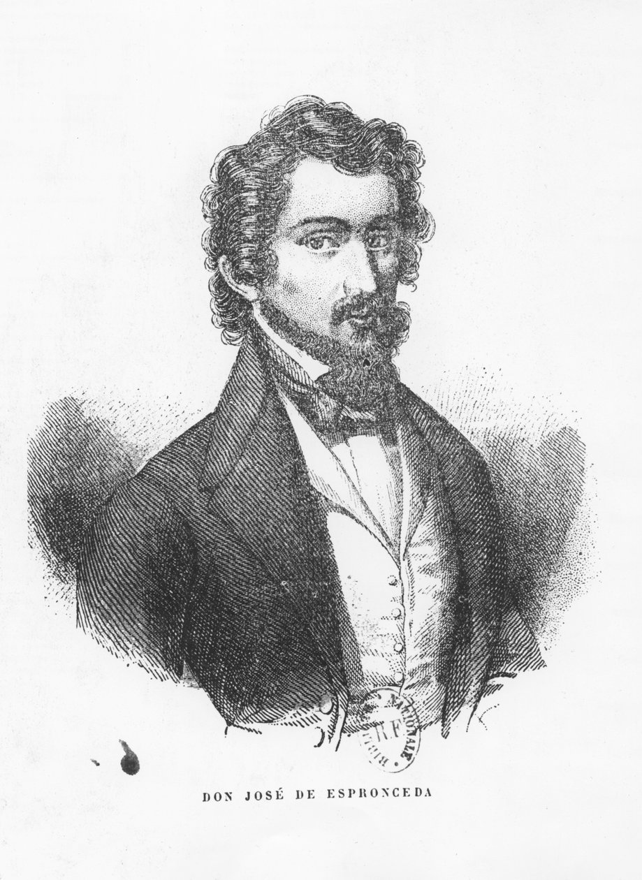 Don Jose de Espronceda autorstwa Spanish School