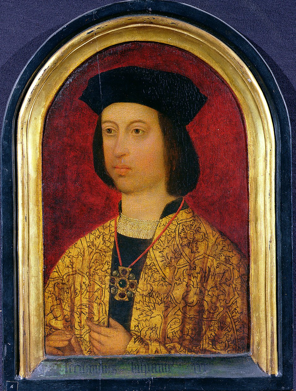 Ferdynand Aragoński (1452-1516) król Hiszpanii (olej na desce) autorstwa Spanish School