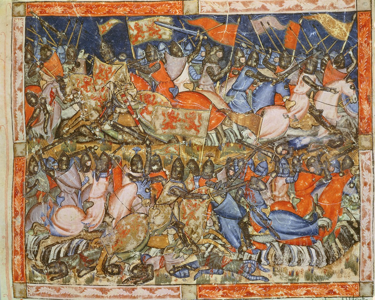 Fol.39r Wyczyny Hectora, z Kodeksu Benito Santa Mora autorstwa Spanish School
