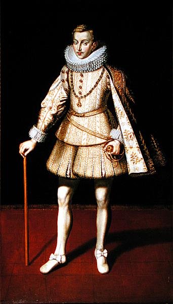 Infante Carlos, brat Filipa IV (olej na płótnie) autorstwa Spanish School