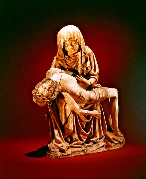 Pieta (szczegóły w 391888) autorstwa Spanish School