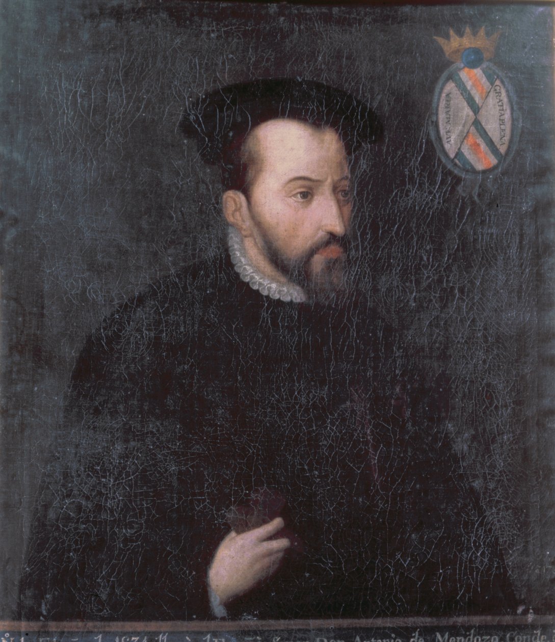 Portret Antonio de Mendozy, ok. 1534 (olej na płótnie) autorstwa Spanish School