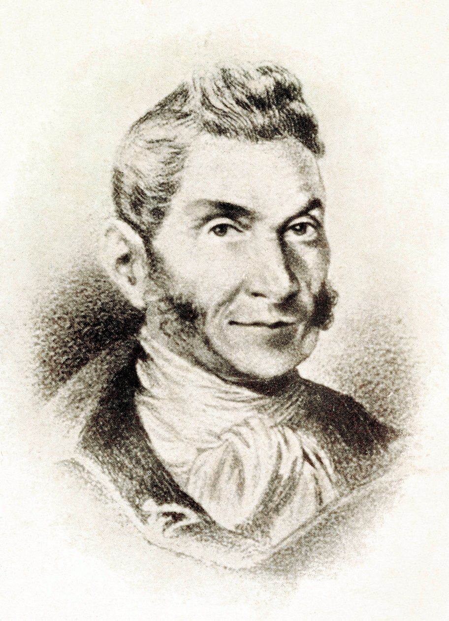 „Portret Bartolome Jose Gallardo Blanco (1776-1852), hiszpański intelektualista” XIX w. (litografia) autorstwa Spanish School