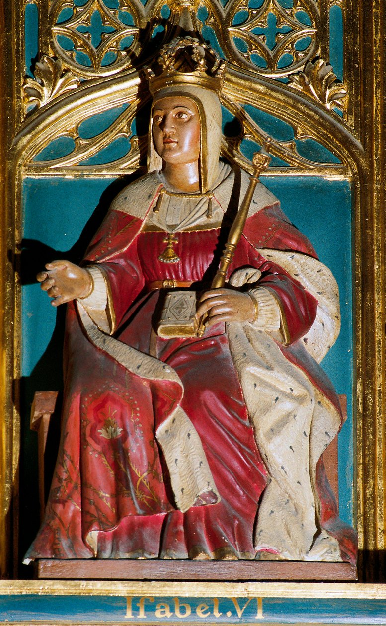 Portret Izabeli I, zwanej katolicką (1451-1504) autorstwa Spanish School
