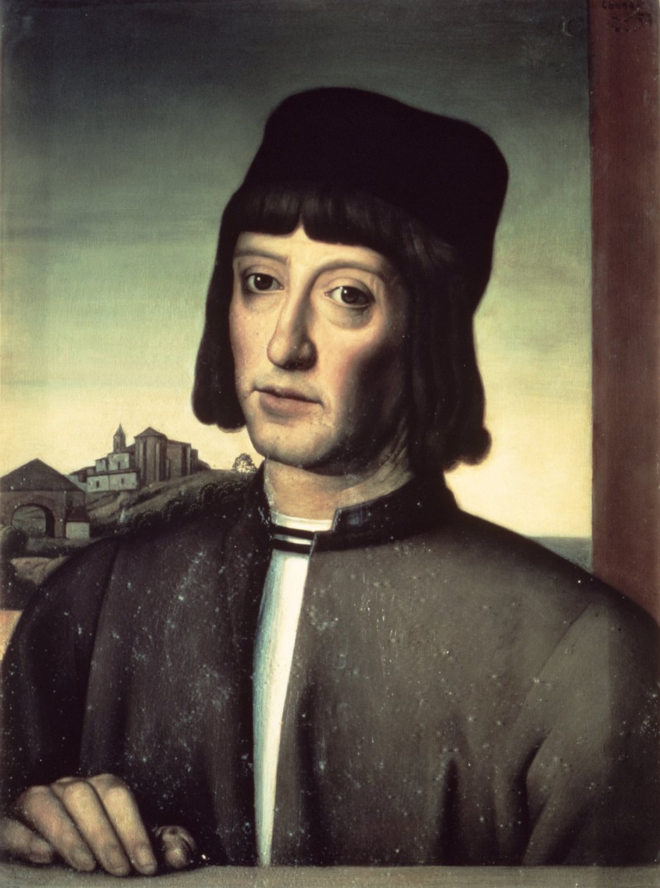 Portret Martina Alonza Pinzona (zm.1493) autorstwa Spanish School
