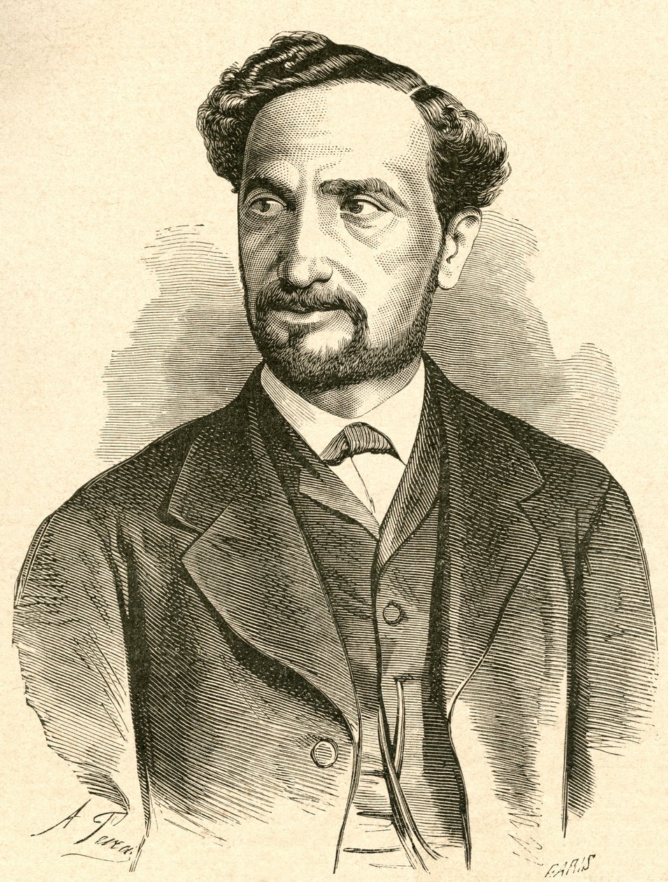 Práxedes Mariano Mateo Sagasta i uczony autorstwa Spanish School